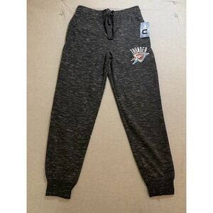 Oklahoma City Thunder Pants‎ NBA Authentic Mens Medium Gray Drawstring 30x28.